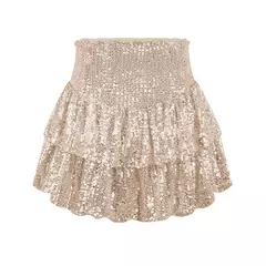 Imagem do Mini saias plissadas de lantejoulas de cintura alta para mulheres, festa africana, roupas de noite, roupas sensuais dashiki, primavera, verão, 2022