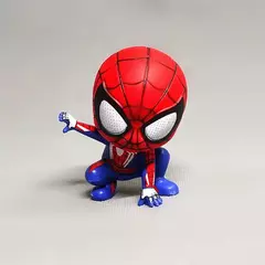 Marvel vingadores homem aranha bonito figura de ação postura anime decoração coleção estatueta brinquedo modelo ornamentos presente das crianças - comprar online