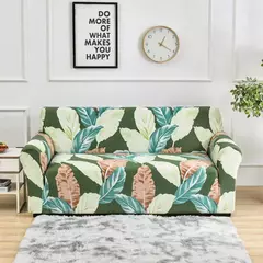 1pc flor impressa elástica capa de sofá antisuciedad elastano capa protetor de móveis para o quarto escritório sala estar decoração casa - loja online