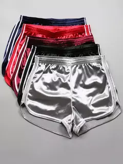 Novo 2023 Mulheres Shorts Verão Seda Fino Praia Casual Branco Egde Shorts Hot - Wolf Magazine