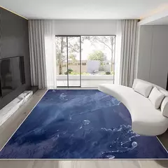 Tapete estilo mármore nórdico para sala de estar, tapete luxuoso de decoraçã