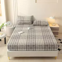 Capa de cama para quarto, 3 peças, conjunto de lençóis estampados (um lençol e duas fronhas) Una Sábana Y Dos Fundas De Almohada na internet