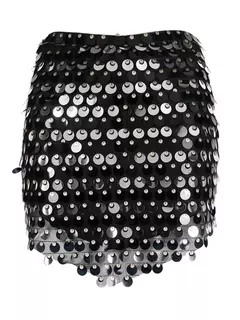 Y2K Sequin Low Waist Mini Saia, Bodycon, Saias Noturnas, Linha A, Festa, Curto, Clube, Fora, Brilhante - comprar online