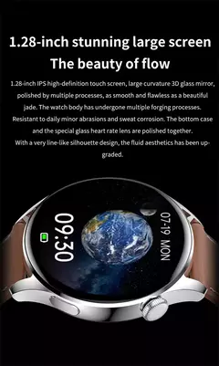 GT3 Pro AMOLED Smartwatch para homens e mulheres, tela HD, freqüência cardíaca, chamadas Bluetooth, à prova d'água, Android, iOS, 420x420, Novo, 2022 - Wolf Magazine
