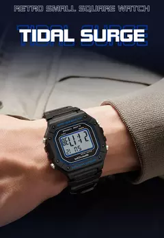 SANDA-Militar Masculino Resistente à Água Relógios Esportivos, Big Dial LED Digital Relógios de Pulso, cronômetros para Masculino, Exército, Moda, 2156 - comprar online