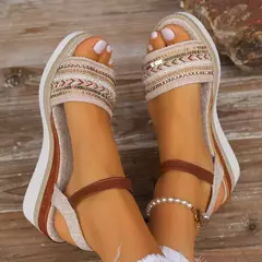 Sandálias planas casuais para mulheres, sapatos de luxo, nova moda estilista, verão, 2022 - Wolf Magazine