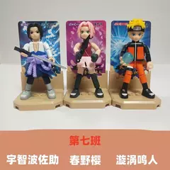 Blokees naruto figuras de ação brinquedo diy uzumaki uchiha estatueta kakashi emenda móvel brinquedos jiraiya caixa cega crianças presente aniversário - comprar online