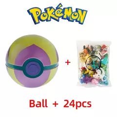 Imagem do Tomy-Coleção Pokémon Figure Model, Pikachu, Pokeball, Poke Ball, Go, Brinquedos Elfos, Bonecas, Presente Infantil, Estilos Diferentes, 2-3cm, 24 Unidades