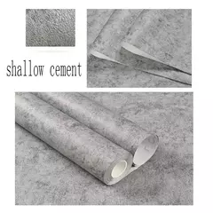 Papel de parede impermeável auto-adesivo, Adesivos de parede, Industrial, Cimento, Cinza, Loja de roupa, Sala Decoração, Vinil na internet