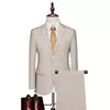 (Jaqueta + Calças) Últimas Homens Terno Set Blazers Formais Slim Fit Negócios Smoking 2 Pcs Terno Do Noivo Vestido de Noiva Homem Terno S-6XL
