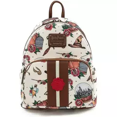 Loungefly Harry Potter Mochila Pottered Mulheres Alça Dupla Bolsa de Ombro Bolsa Mochila Saco de Lazer Infantil Presente na internet