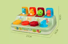 Atividade interativa Pop Up Toy para bebês, Child and Effect Toy, Jogos de desenvolvimento, Montessori, Educational Learning Toys - Wolf Magazine