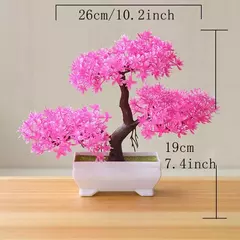 Árvore Bonsai Artificial para Jardim, Plantas de Simulação, Plantas de Pote, Planta Falsa, Enfeites para Casa, Quarto, Quarto, Exterior, Decoração na internet