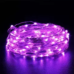 Imagem do Fio de cobre LED String Light, Fairy Light, Alimentado por pilhas, Quarto, Jardim, Festa, Decoração de casamento, 1 m, 2 m, 3 m, 5 m, 10m, 1 pacote