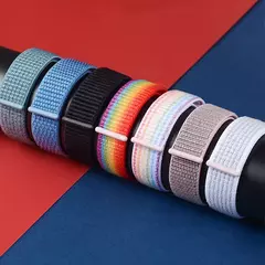 Imagem do Correia de nylon para Samsung Galaxy Watch 6, 5, 4, 3, 40mm, 44mm, 5 Pro, Huawei Watch GT3-2, Amazfit GTS, GTR Correa, 20mm, 22mm