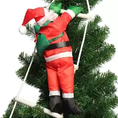 Boneca de Escada Papai Noel, Decoração de Árvore de Natal, Porta Interior, Parede, Pingente, Presentes de Ano Novo - loja online