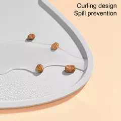 Tapete de Silicone portátil para Pet, impermeável, antiderrapante, tapetes, cão e gato Placemat, alimentador de cachorros, acessórios para animais