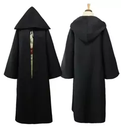 Star wars cosplay traje cavaleiro jedi anakin skywalker cosplaymanto com capuz roupas terno trajes de festa de halloween para homens - comprar online