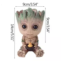 Desenhos animados Groot Figurines para Decoração de Casa, Modelo Miniatura, Desktop Display, Artesanato, Árvore Homem Ornamento, Decoração Do Escritório, 5cm - Wolf Magazine