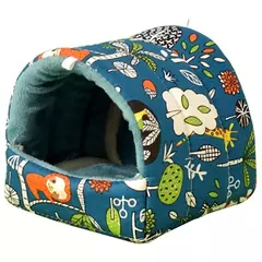 Furões Inverno Cama Dormir Casa Escondida Ouriços Gaiola Decoração Habitat 090C na internet