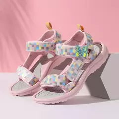 Sandálias de pérolas antiderrapantes para bebês, sapatos macios para criança, sapatos de dança princesa fofos para crianças, verão - loja online