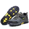 Ténis de couro respirável masculino, sapatos casuais, sapatos de caminhada confortáveis, antiderrapantes, exterior, caminhada, moda, novo