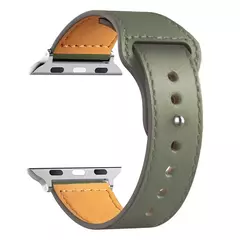 Pulseira de couro para Apple Watch Band, Sport Loop Bracelet, Ultra 2, 49mm, 44mm, 40mm, 38mm, 42mm, iWatch Series 9, 8, 7, 3, 4, 5, 6, SE, 41 milímetros, 45 milímetros - comprar online