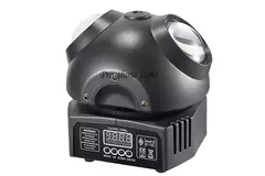 Mini DJ Disco Party Light, 8x3W, DMX LED Beam, Moving Head Light com controle remoto, Stage Laser, Projetor para Casamento Show de Natal