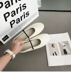 Sapato de balé raso para mulheres, sola macia, casual, ao ar livre, sapato de bailarina, sapatilhas, senhoras, designers, moda - Wolf Magazine