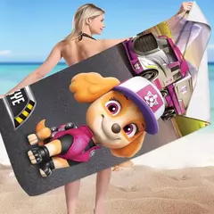 Anime Paw Patrol Toalha De Praia Cartoon Chase Toalhas De Verão Banheiro Toalha De Banho Natação Toalhas De Natal Viagem Toalha De Praia Secagem Rápida - Wolf Magazine