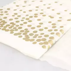 Toalha De Mesa Descartável De Plástico Impermeável, Tampa De Mesa Retangular, Pano De Ponto De Ouro, Decoração De Festa De Casamento E Aniversário na internet