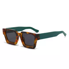 SHAUNA-Óculos Retros Quadrados para Homens e Mulheres, Tons Coloridos, Ins Popular, UV400