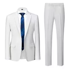 Conjunto de terno casual masculino de negócios, jaqueta masculina, blazers, calças, calças, colete, colete, moda, 2023