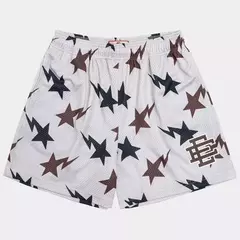 Edalson-shorts estampados florais clássicos para homens, shorts básicos de malha para academia, basquete, praia, novo design de verão - loja online