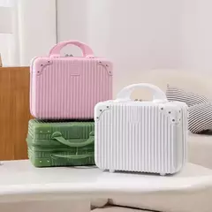 Mini bolsa de maquiagem leve, mala de viagem de grande capacidade, 14 ", novo, na moda, 2021 na internet