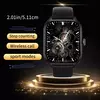 H9-Smart Watch for Men and Women, HD Display, Answer, Make Call, Message, Preview, Sport Modes, DIY Dial, Weather Forecast, 2.01 in, Novo