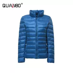 Casaco de sopro ultraleve e leve feminino, jaqueta quente, parkas coreano slim fit, curto, moda feminina, 15 cores, 5XL, primavera - comprar online