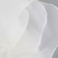 Vestido de ombro oblíquo branco para mulheres, vestido decorativo de flores, vestido de casamento, vestido de um passo, novo estilo, verão - comprar online