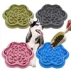 Almofada de lambedor de silicone para animais de estimação, gato e cachorro, comida lenta, antiderrapante, tigela para animais de estimação cw2219 huan le yang guang