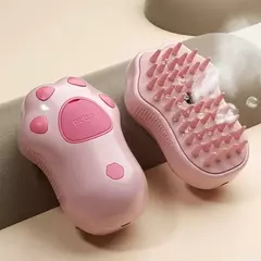 Escova vaporosa 3 em 1 para animais de estimação, escova a vapor para gatos, spray elétrico, escova de cabelo para gatos, pente, massagem, ferramenta de aliciamento de animais de estimação, suprimentos de cabelo solto - loja online