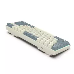 Teclados mecânicos com fio USB 60% 61 teclas com retroiluminação azul gelo teclas para PC - loja online