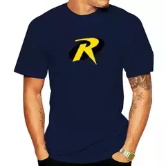 Camiseta de super-herói com Batmans Sidekick para homens e crianças, quadrinhos, logotipo Robin, moda Harajuku, camiseta clássica na internet
