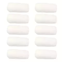 White Soft Microfiber Fabric Face Toalha, Toalha de limpeza multifuncional portátil, Panos de lavagem, Toalhas de mão, Toalha de banho do hotel, 10 pcs