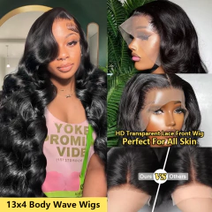 Imagem do 30 40 Polegada 13x6 onda do corpo laço frontal peruca de cabelo humano pré arrancado 13x4 hd perucas dianteiras do laço transparente brasileiro para preto
