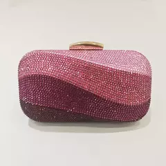 Bolsa de ombro strass cristal brilhante de luxo para mulheres, mini bolsa para festa de casamento, corrente, bolsa noite, banquete, moda senhora na internet