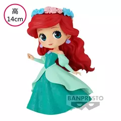 Imagem do Novo bandai disney a pequena sereia anime qposket personagens ariel glitter linha figura de ação modelo colecionável brinquedos aniversário
