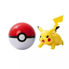 Sobre pokemon anime figura charizard pikachu gyados bolso monstro figura pokeball ação deformação brinquedo modelo crianças presente - loja online