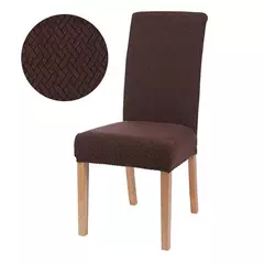Elastic sala de jantar cadeira cobrir, Slipcover Jacquard grosso, estiramento, cozinha, hotel, banquete de casamento - Wolf Magazine
