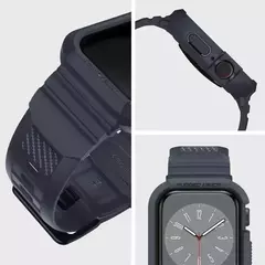 Armadura robusta Pro projetada para Apple Watch Ultra 2 capa de borracha com pulseira série 9/8/SE2/7/6/SE/5/4 45 mm/44 mm 41 mm 40 mm na internet