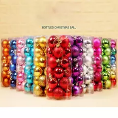 Christmas Tree Bauble Pendurado Ornamento para Decoração de Casa, Xmas Ball, Pendant Balls, Party Decor, 30mm, 24Pcs